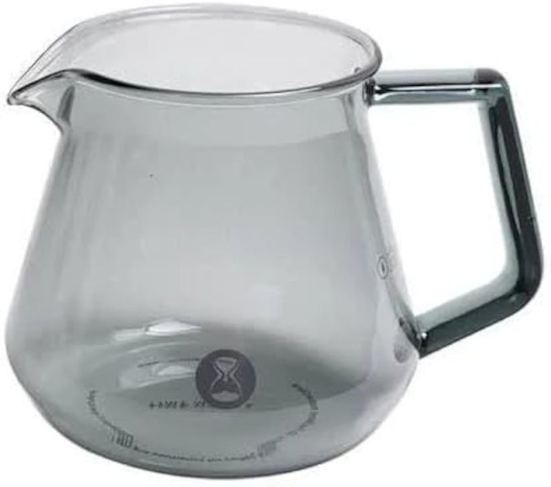 إبريق قهوة زجاجي بفوهة، إبريق شفاف بمقبض، إبريق قهوة للتقطير